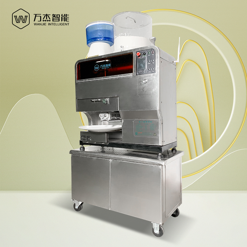 Wanjie Automatic Electric Noodles Making Mahine Commercial Intelligent PLC Fresh Wet Noodle Making Machine