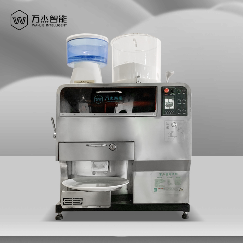 Wanjie Automatic Pasta and Noodle Machine Maker PLC Electric Commercial Fresh Net Noodle Making Machine for restaurant